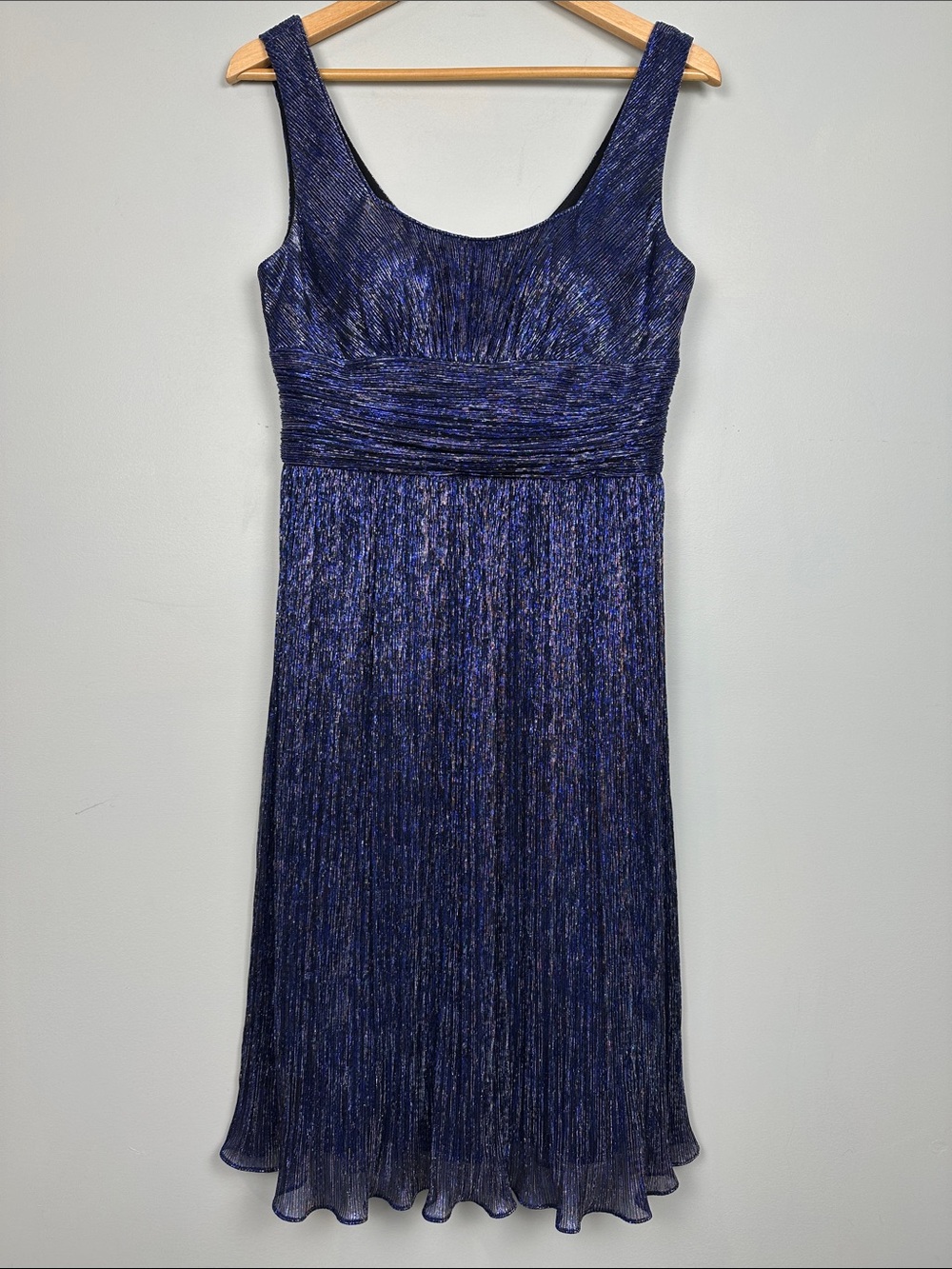 101.Joseph Ribkoff sparkly blue silver black party dress